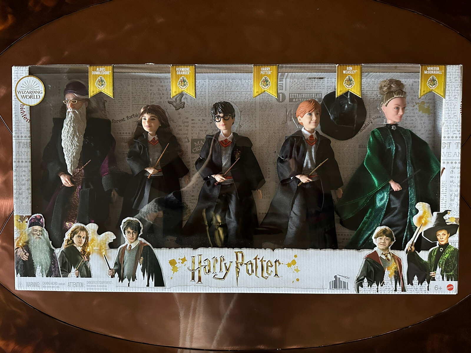 harry potter wizarding world 5 doll set