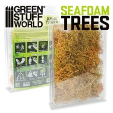 Green Stuff World: Seafoam Trees Mix - Natural Foliage for Miniature Dioramas