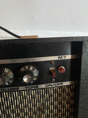 Vintage 1960s Telestar M7 guitar amplifier USA Works Amp TELE STAR - Picture 10 of 14