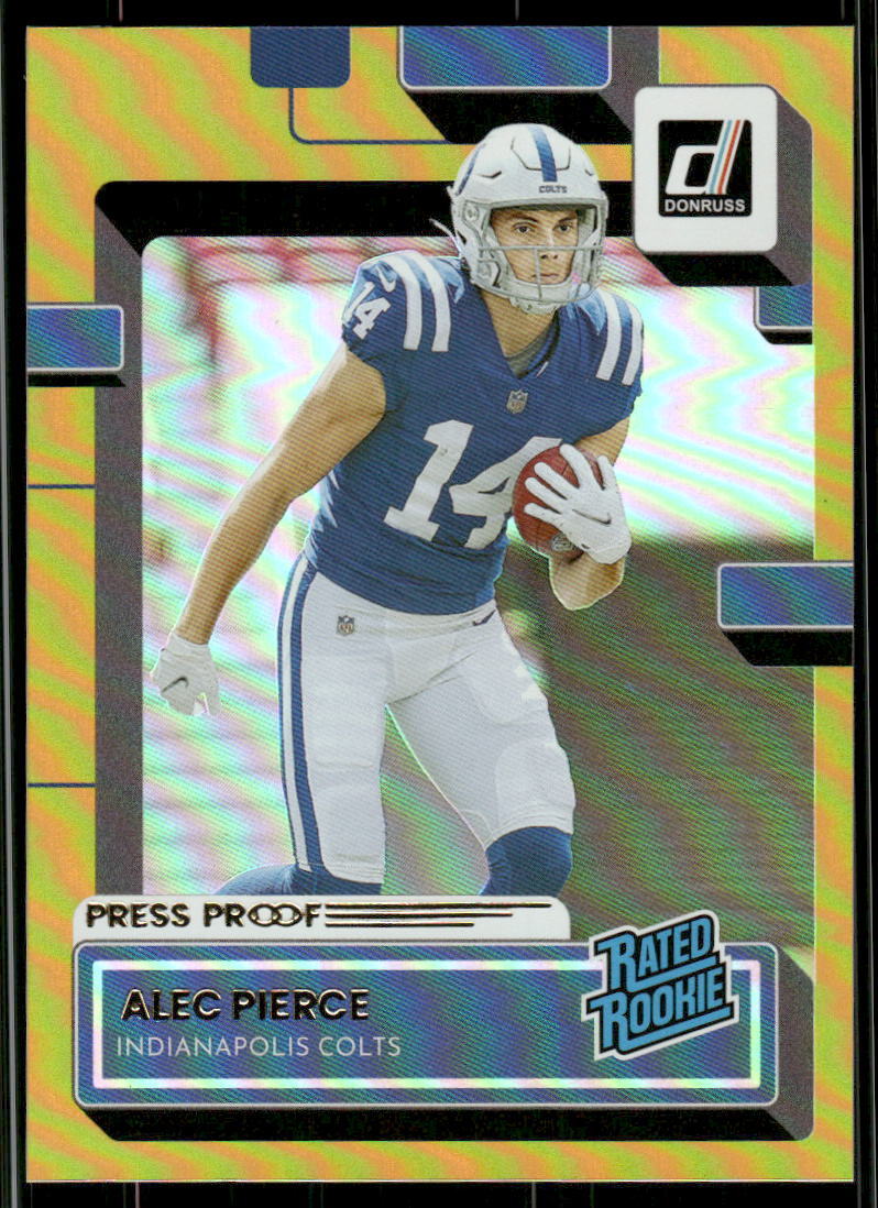 2022 Donruss #321 Alec Pierce Premium Press Proof