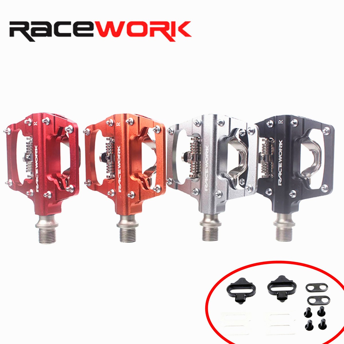 Aluminum Alloy Aliexpress Pedales Mtb Racework MTB Bike Pedals