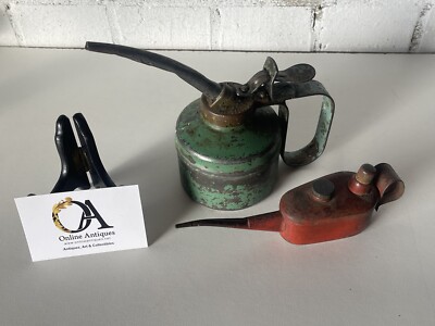 Paar Vintage ca. 50er Jahre Öler / Öldosen 