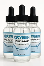 3 Oxygen Liquid Drops Cellular Oxygenation Dropper Cell Stabilized Energy Health