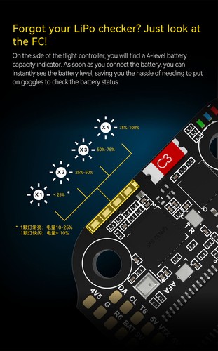 SpeedyBee F405 Mini Stack Flight Controller FC BLS 35A V2 ESC for RC FPV Drone - Picture 12 of 26