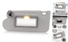 Sun Visor Fit for Nissan Altima 2013 2014 2015 2016 2017 Left Driver Side Grey