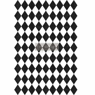 Black Harlequin | Decor Transfers  | Redesign with Prima Furniture Mixed Media