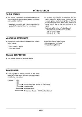 HITACHI ZAXIS Dr. ZX 160-3 180-3 200-3 225US-3 Class Excavator