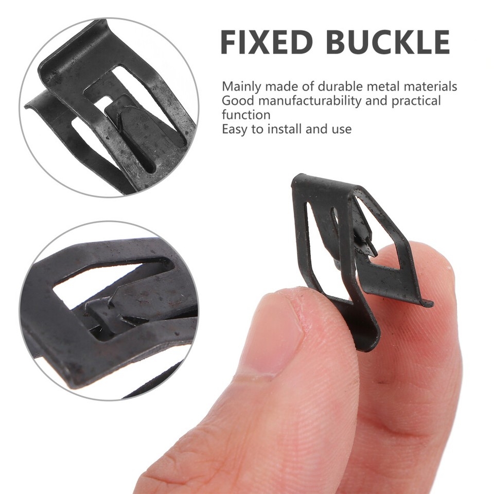 50 Pcs Door Panel Retainer Dashboard Fastener Clip Car Trim Clips