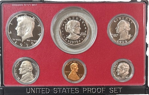 1979 Guyana 6 Coin Proof Set 1 Cent thru $1 Coins in OGP w/COA | eBay