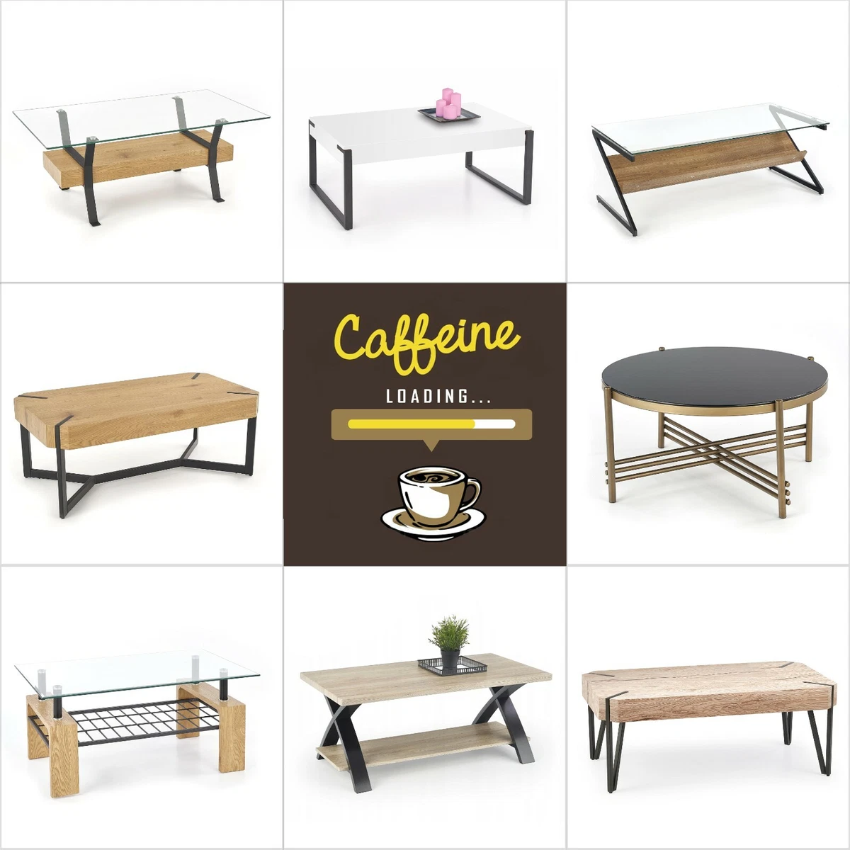 Rustic glass top coffee table deals