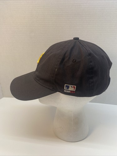 Pittsburgh Pirates Hat Black Yellow P Logo OC Sports Outdoor Cap Free Shipping - Picture 3 of 9