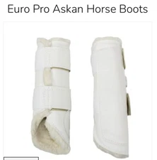 Euro Pro Askan Galloping Boots Front And Hind
