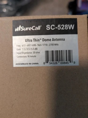 SureCall SC-528W, 5G Ultra Thin Wide Band Omni-Directional Indoor Dome Antenna