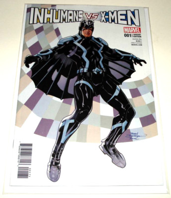 INHUMANS vs X-MEN # 1  Marvel Comic  Feb 2017  NM  Dodson INHUMANS VARIANT COVER