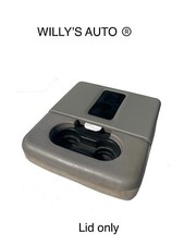 08-2011 Ford F250 F350 Super Duty Jump Seat New Console Lid With Cell Pad Gray