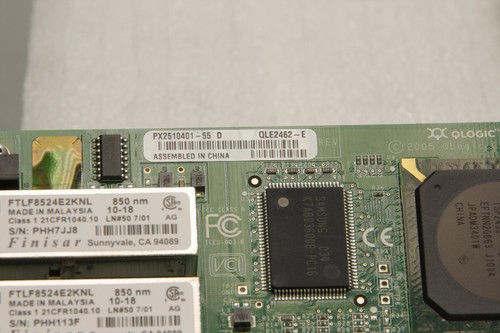 QLOGIC PX2510401-55 QLE2462-E 4GB Dual Port Fiber Network CARD.TESTED.SKU200235 - Picture 4 of 5