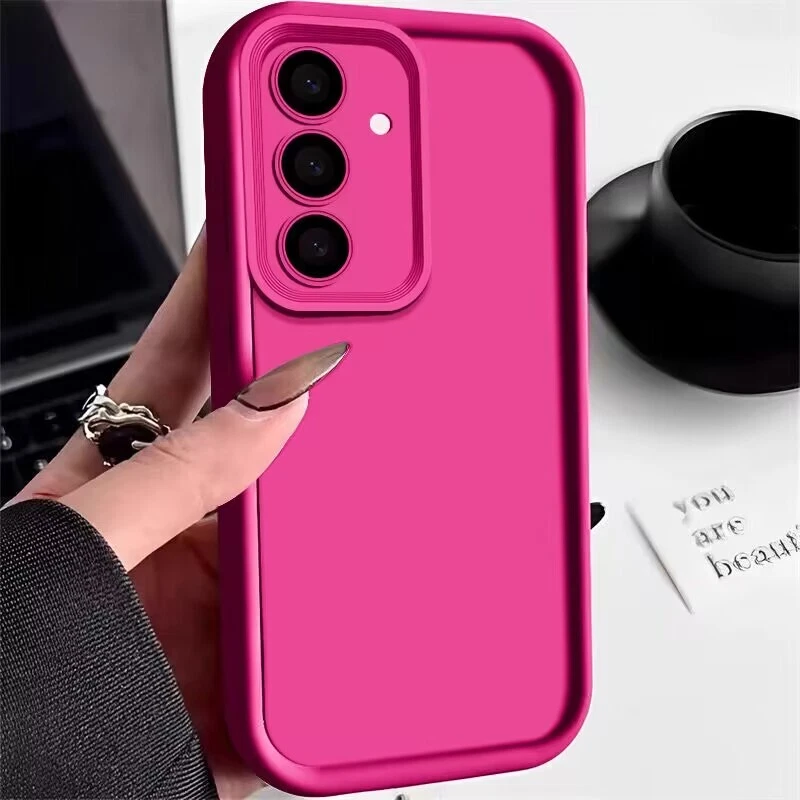 Shockproof Silicone Phone Case for Samsung S25 S24 FE S23 Ultra A55 A15