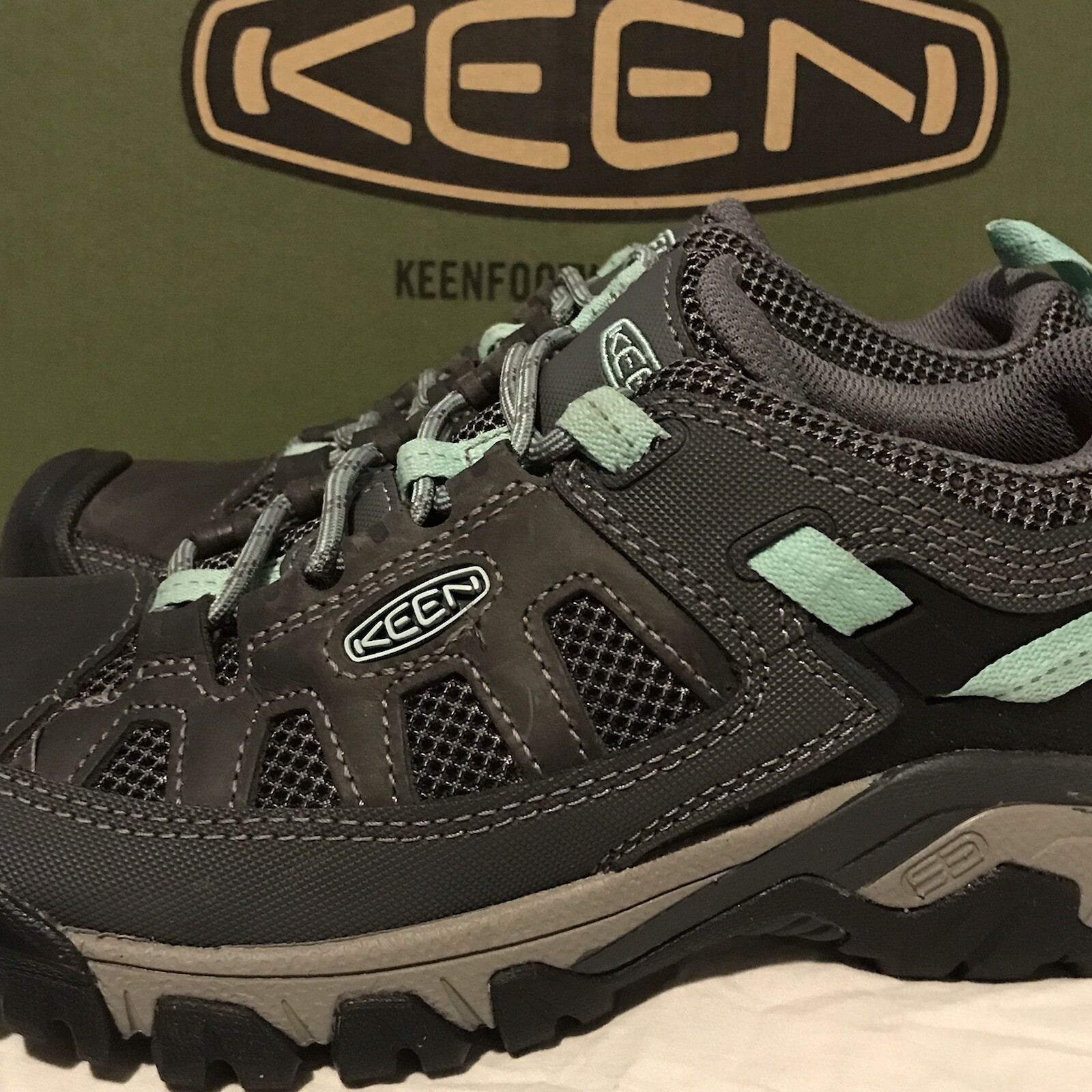 Scarpe da trekking NEW KEEN donna taglia 7 5 M Targhee Vent 1023033 acciaio grigio oceano