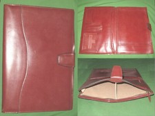 8.5x11 ~ NOTE PAD ~ Brown LEATHER Joseph Daniel Planner BINDER Monarch 9756