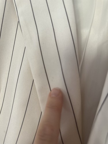 Lauren Ralph Lauren Blazer Jacke 100 % Seide Creme Größe 14 - Bild 2 von 12