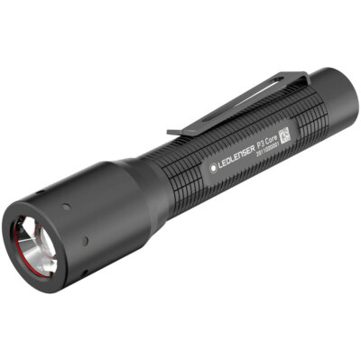 Ledlenser 502597 P3 Core Flashlight Belt Clip 90lm 6h Battery Powered