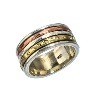 Stylish Spinner Band Ring 925 Solid Sterling Silver Jewelry Spinner Ring Ebay