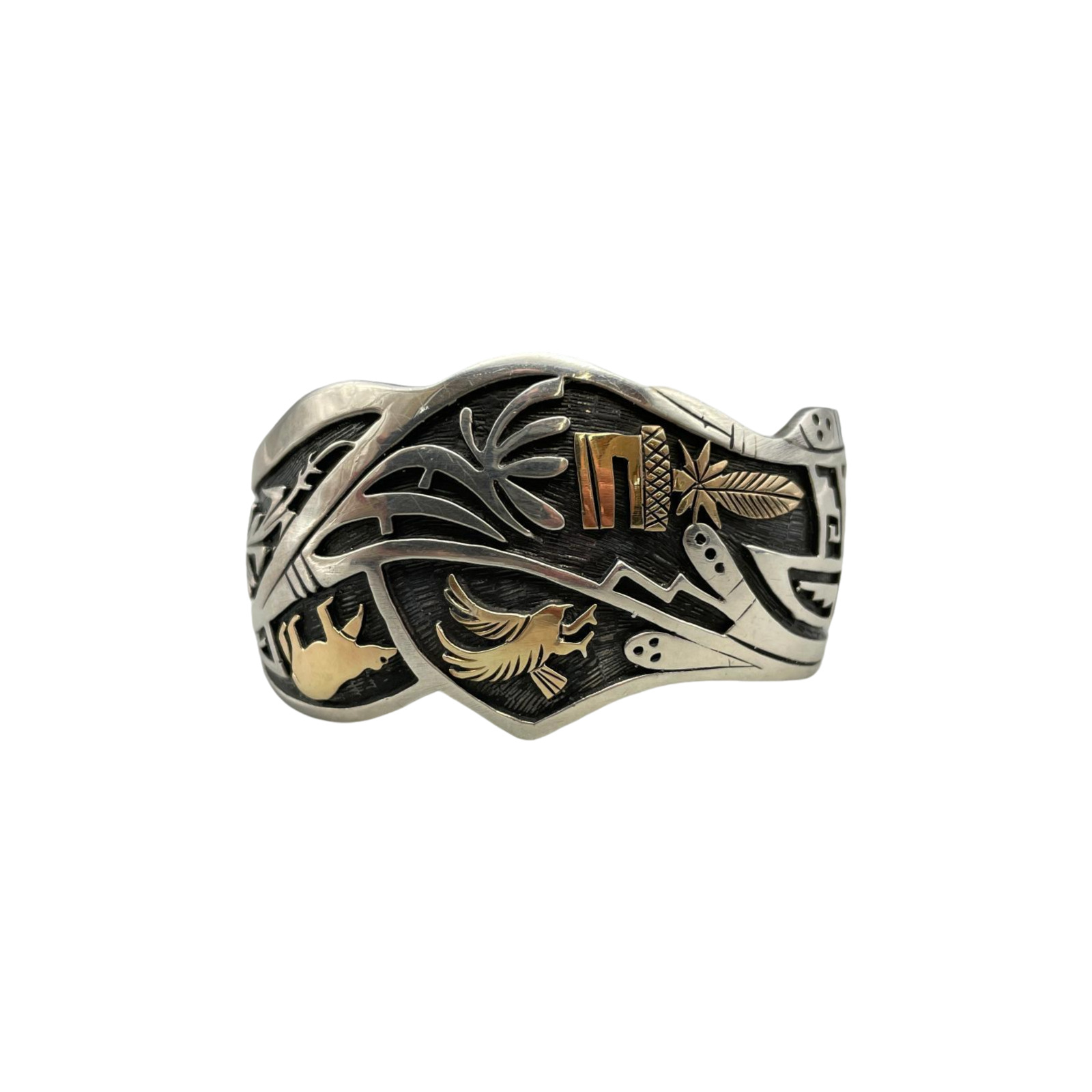 Mesmerizing Signed Native American Navajo Inlay Orange Spiny Black Onyx Sterling Silver Bracelet Mesmerizing Signed Native American Navajo Inlay Orange Spiny Black Onyx Sterling Silver Bracelet