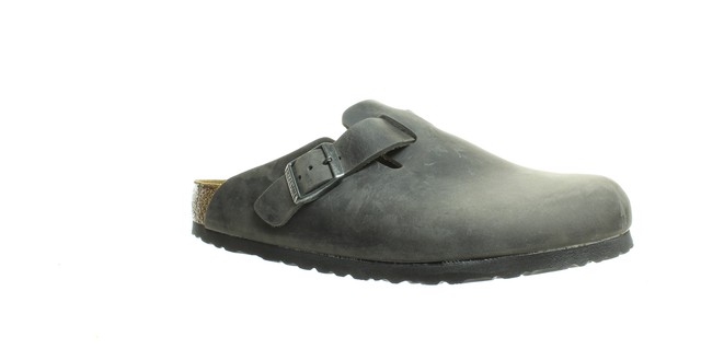 birkenstock boston soft footbed iron oiled leather