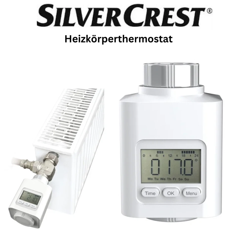 Heizkörperthermostat Programmierbar mit Fenster-offen-Erkennung 30% Sparen NEU