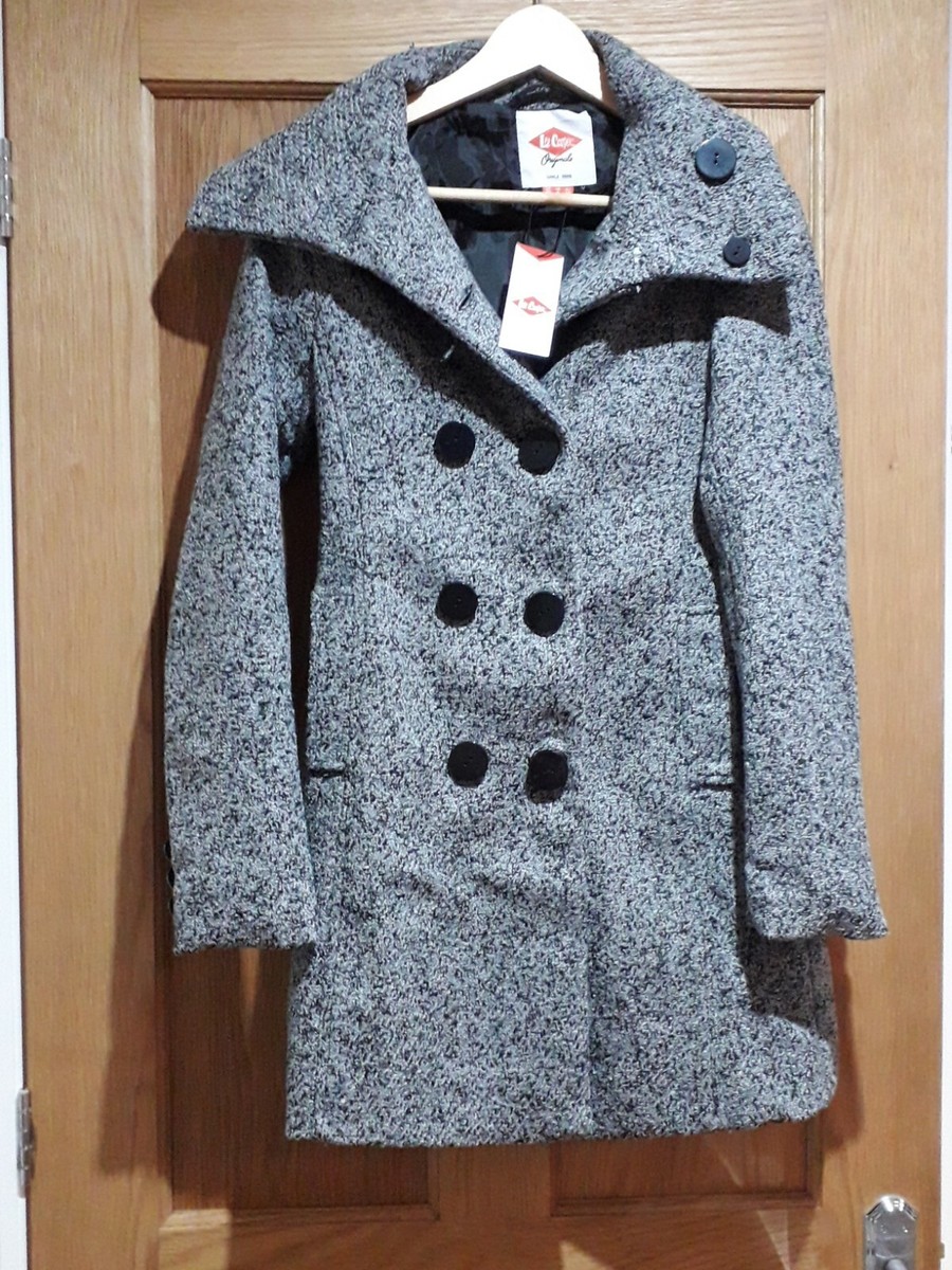 Tags New women winter Coat size 10 Lee Cooper grey marl warm