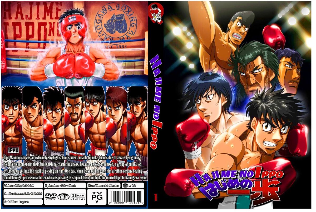 Hajime No Ippo Complete Series Episodes 126 + Movie Champion Road