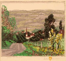 Road to Town By Gustave Baumann Quality Print - Frame Me