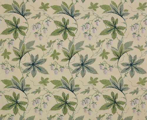 COLEFAX AND FOWLER CURTAIN FABRIC DESIGN Lindon 3.6 METRES LEAF GREEN 100% LINEN - Picture 3 of 12