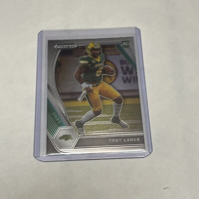 2021 Prizm Draft Picks Trey Lance Rookie Card RC #120 Bison E921