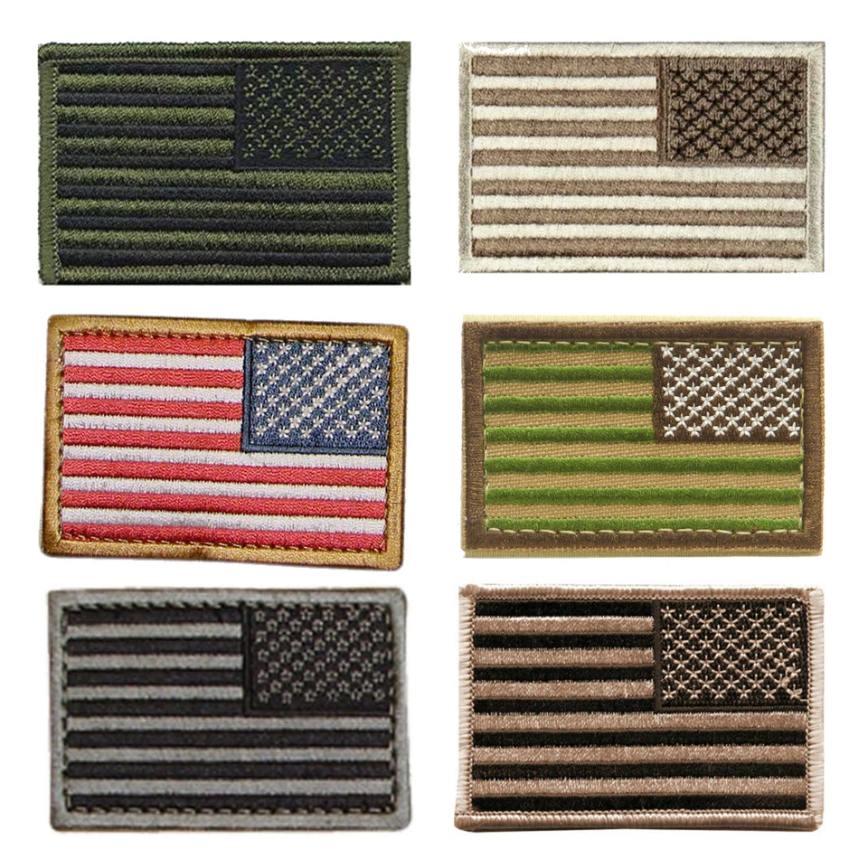 Condor 230 REVERSE USA American Flag Morale Military Hook & Loop Patch