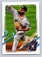 2021 Topps Series 1 Base #240 Jose Urquidy - Houston Astros FS