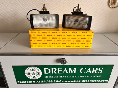 NEU NOS BMW E30 Volvo 740 BOSCH Nebel Scheinwerfer Halogen L+R Fog Lights OEM NL