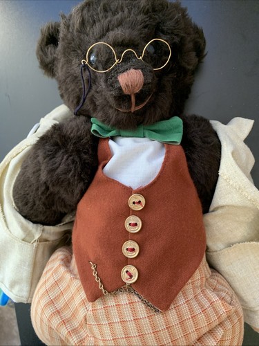 Vintage Teddy B And Teddy G Limited Edition Bear (Teddy Roosevelt ) 1984 #418B - Picture 19 of 20
