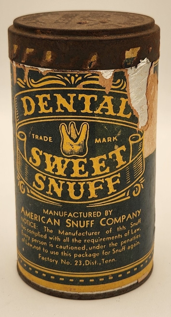 2 tin lot empty Dental Sweet Snuff Red Rose tobacco tin VINTAGE ANTIQUE eBay