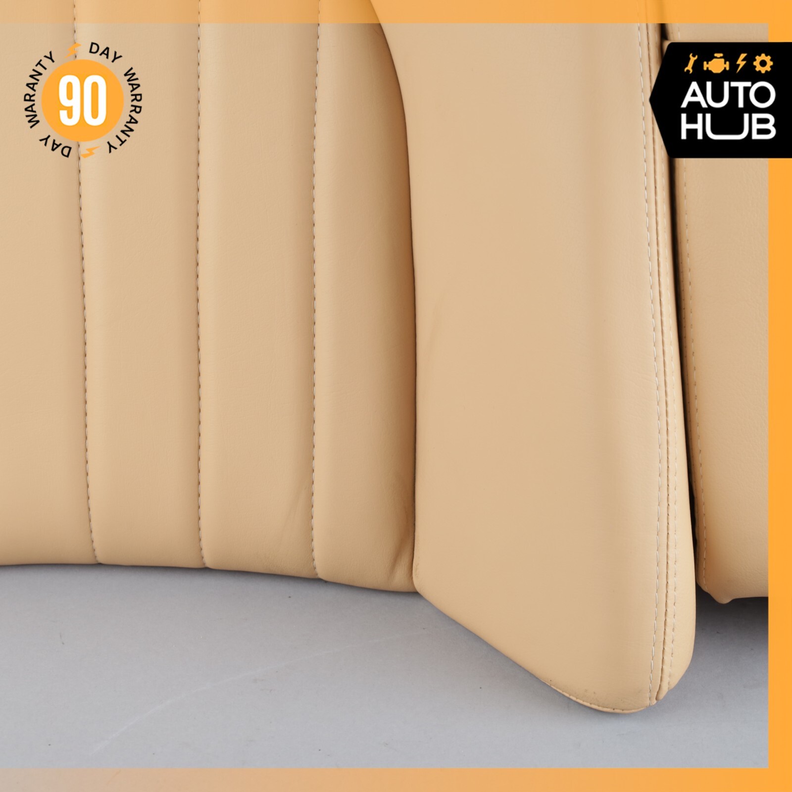 02-07 Maserati Coupe 4200 M138 Rear Upper Top Seat Cushion Beige OEM 67k