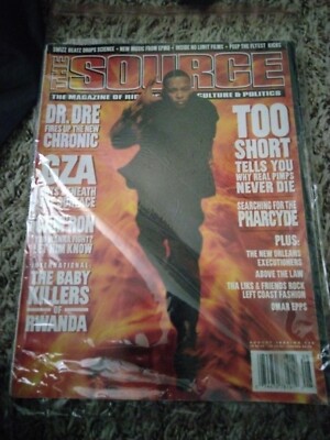august 1999 no. 119 the source magazine GZA DR DRE TOO SHORT PHARCYDE ...