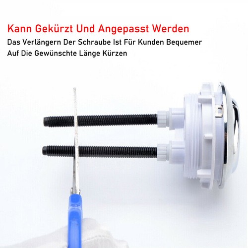 Einzel/doppelte Spülung Wc Druckknopf Toilette Spülkasten Wassersparend Runde - Bild 2 von 18