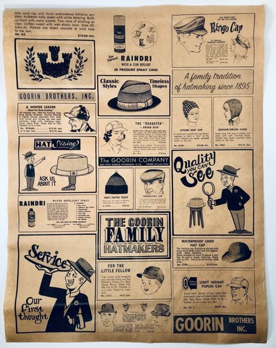 Vintage GOORIN Bros Inc. Hat Company 