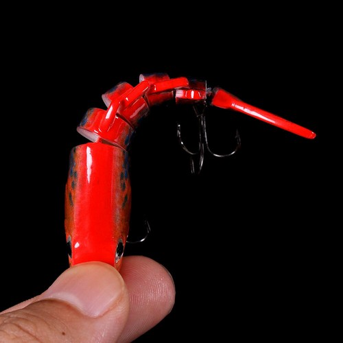 10Couleur 8CM 13G Leurre Poisson Nageur Swimbait Pêche Articulé Carnassier 8# - Photo 3/15
