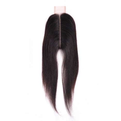 2*6 Lace Closure 100% Human Hair Straight 10-24inch Middle Part - Picture 2 of 8