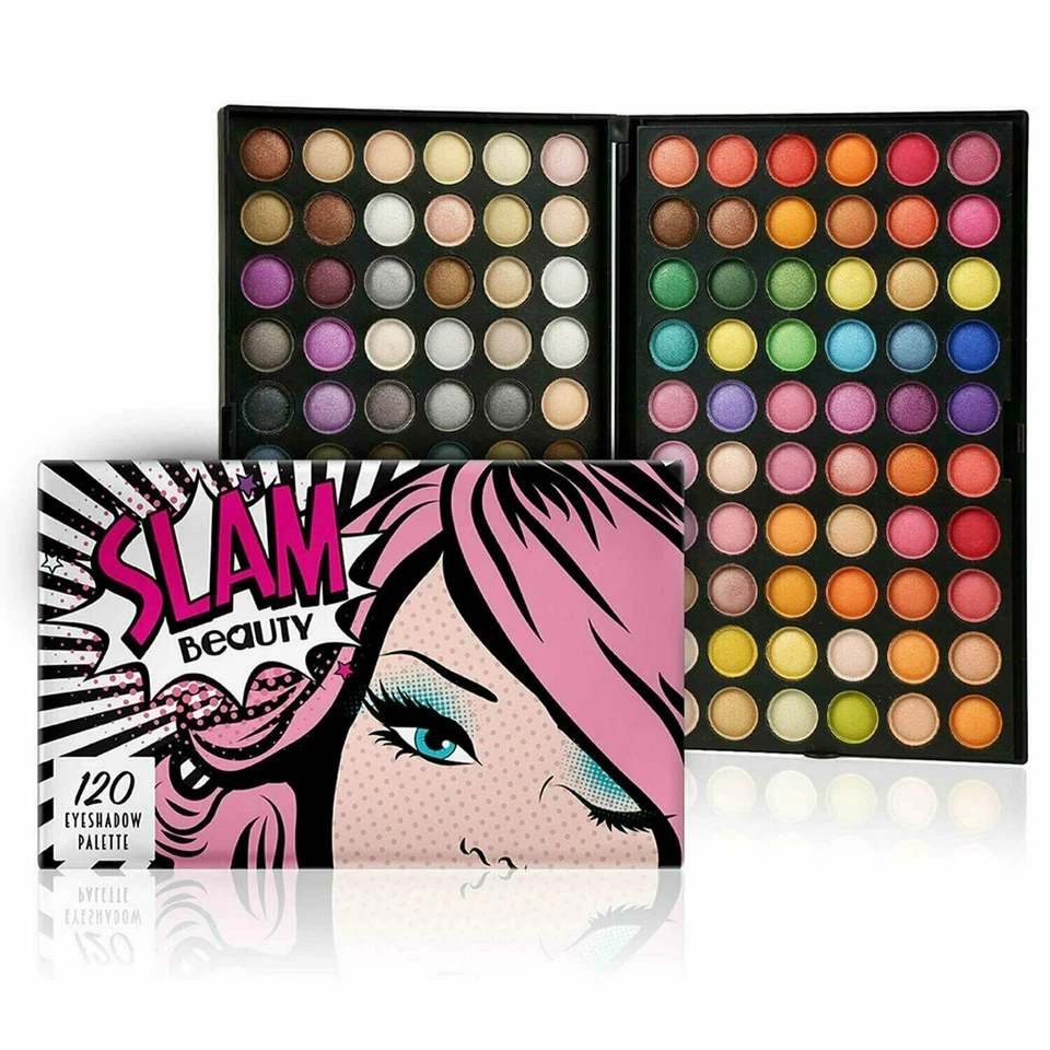 SLAM Beauty Eyeshadow Palette Makeup for Eyes w/ Free Complimentary Cosmetic Bag - Image 2 of 4