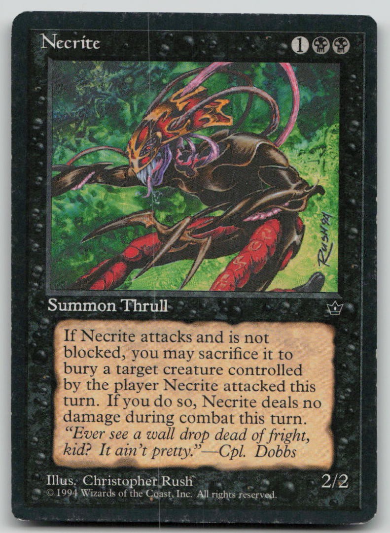 Necrite (Rush) [Fallen Empires - ] Moderately Played Common Magic