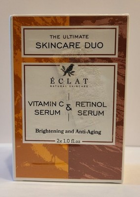 Eclat The Ultimate Skincare Duo Vitamin C Serum & Retinol Serum (2 x 1.0 fl oz)