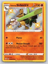 Galarian Sirfetch'd SV064/SV122 Shining Fates Shiny Vault Pokemon Holo NM