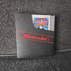 PARKER BROTHERS MONOPOLY Cartridge and Dust Sleeve for NINTENDO NES(TESTED WORKS